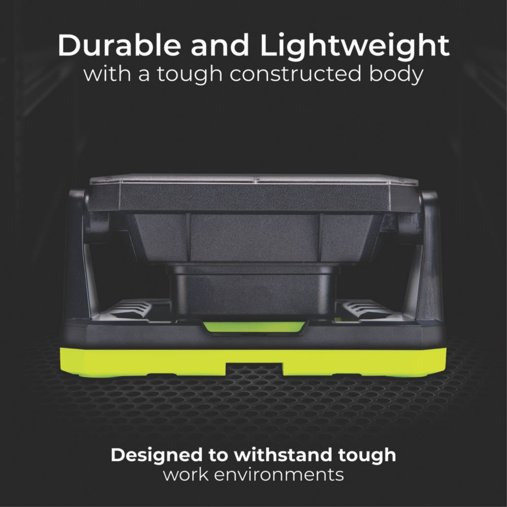 Luceco Rechargeable LED Folding Magnetic Work Light and Hook with