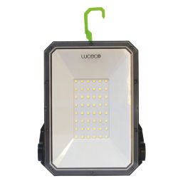 Luceco  Rechargeable LED Folding Magnetic Work Light and Hook with Power Bank 1300lm