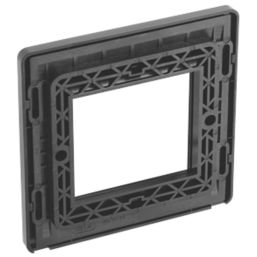 British General Evolve 2-Module Modular Faceplate Satin Brass