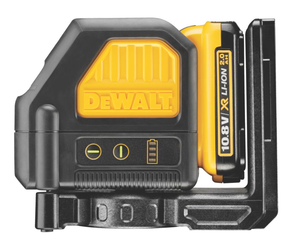 DeWalt DW088CG-XJ Green Self-Levelling Cross-Line Laser Level - Screwfix