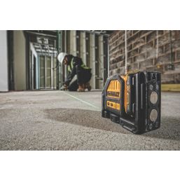 DeWalt DW088CG-XJ Green Self-Levelling Cross-Line Laser Level - Screwfix