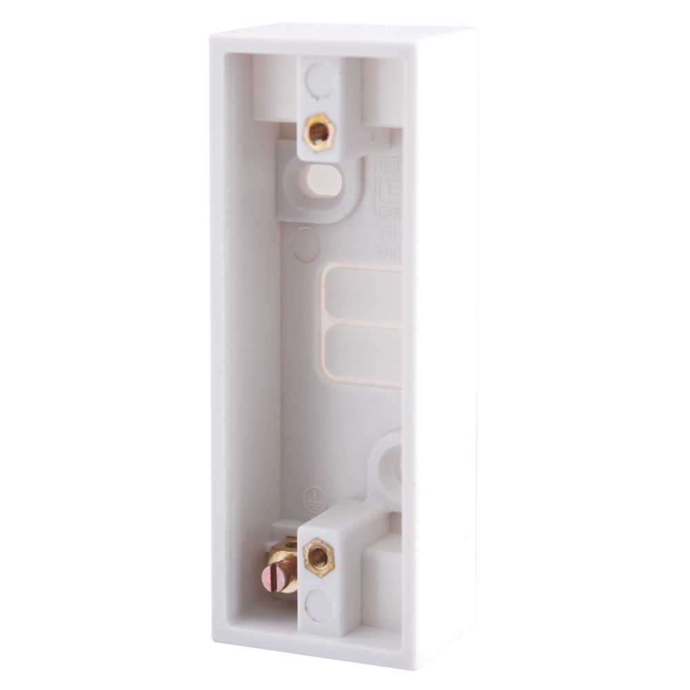 British General 900 Series 1-Gang Architrave  Back Box 16mm