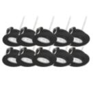 4lite VINOVIA  Fixed & Adjustable  LED Downlight  Black 4W 480lm 10 Pack