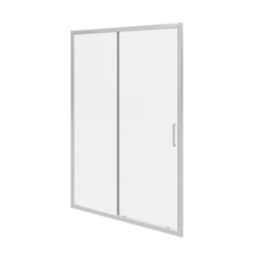 Fit Quick Framed Rectangular Sliding Shower Door Chrome 1000mm x 1850mm