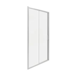 Fit Quick Framed Rectangular Sliding Shower Door Chrome 1000mm x 1850mm