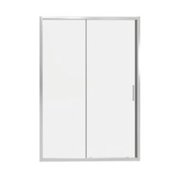Fit Quick Framed Rectangular Sliding Shower Door Chrome 1000mm x 1850mm