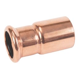 Flomasta  Copper Press-Fit M-Profile Reducer F 22mm x M 28mm 2 Pack