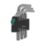 Wera 950/9 Chrome-Plated Metric Hex-Plus 5 L-Key Set 9 Pieces