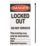 Essentials 'Danger Locked Out' Safety Maintenance Tags 10 Pack