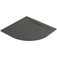 Mira Flight Level Quadrant Shower Tray Slate Grey 900 x 900 x 25mm