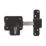 GateMate Black Double-Locking Euro Long Throw Lock 70mm