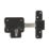 GateMate Black Double-Locking Euro Long Throw Lock 70mm
