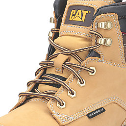 CAT Spiro   Safety Boots Honey Size 10
