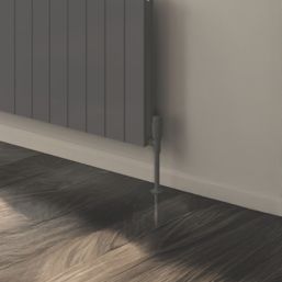 Reina Casina 600mm x 1040mm 3869BTU Anthracite Horizontal Aluminium Radiator