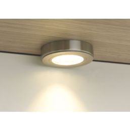 Sensio Hype R Pro Round LED Under Cabinet Lights Steel 4W 231 - 243lm 2 Pack