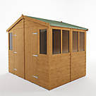 Rowlinson  9' x 6' (Nominal) Apex Shiplap T&G Timber Workshop