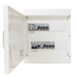 Garo G26B-7AS 26-Module 15-Way Populated  Dual RCD Consumer Unit with SPD
