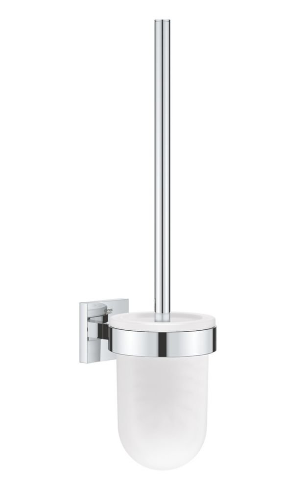 Grohe Start Cube Toilet Brush Set Chrome