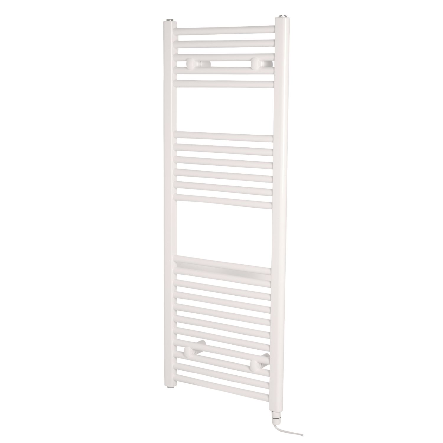 Towelrads 1186mm x 450mm 1365BTU White Flat Electric Towel Radiator (593RY)
