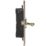 Knightsbridge  10AX 2-Gang 2-Way Light Switch  Polished Brass