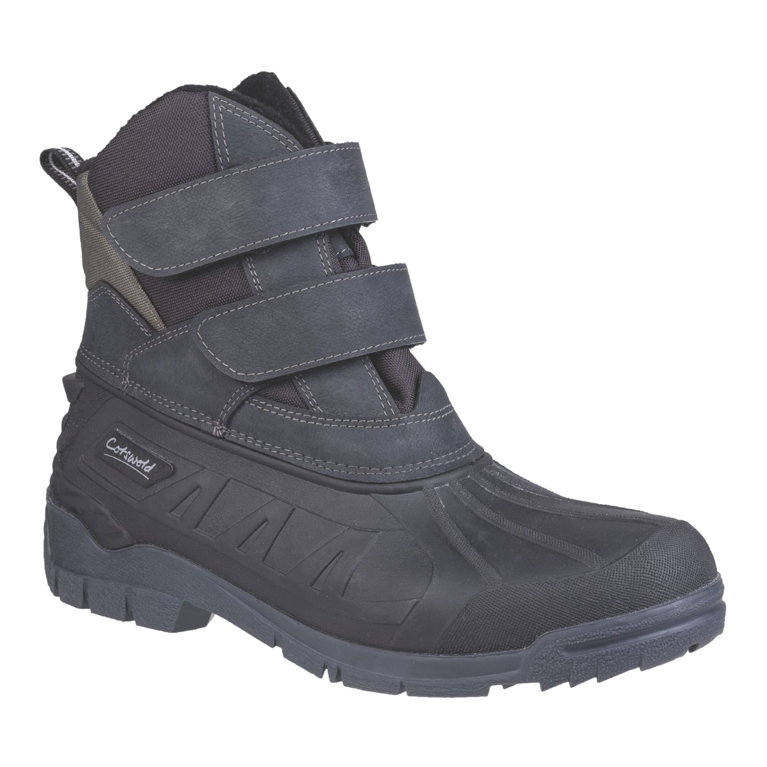 Cotswold Kempsford Size 3 Womens Black Waterproof Slip-On Non Safety Work Boots (593XE)