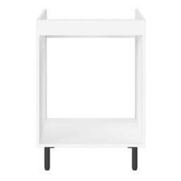 Pragma  Matt White 600mm x 590mm x 860mm Flat Packed Kitchen Appliance Housing Unit