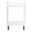 Pragma  Matt White 600mm x 590mm x 860mm Flat Packed Kitchen Appliance Housing Unit