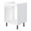 Pragma  Matt White 600mm x 590mm x 860mm Flat Packed Kitchen Appliance Housing Unit