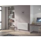 Ximax Fortuna 584mm x 1000mm 3396BTU White Horizontal Designer Radiator