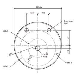 1 Bowl Stainless Steel Inset Washbasin 385mm x 160mm