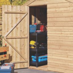 Rowlinson  6' x 7' 6" (Nominal) Apex Shiplap Timber Shed