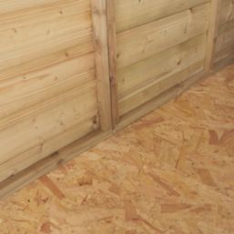 Rowlinson  6' x 7' 6" (Nominal) Apex Shiplap Timber Shed
