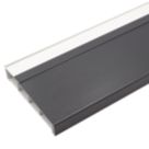 Crystal PVC Window Sill Anthracite Grey 1000mm x 180mm