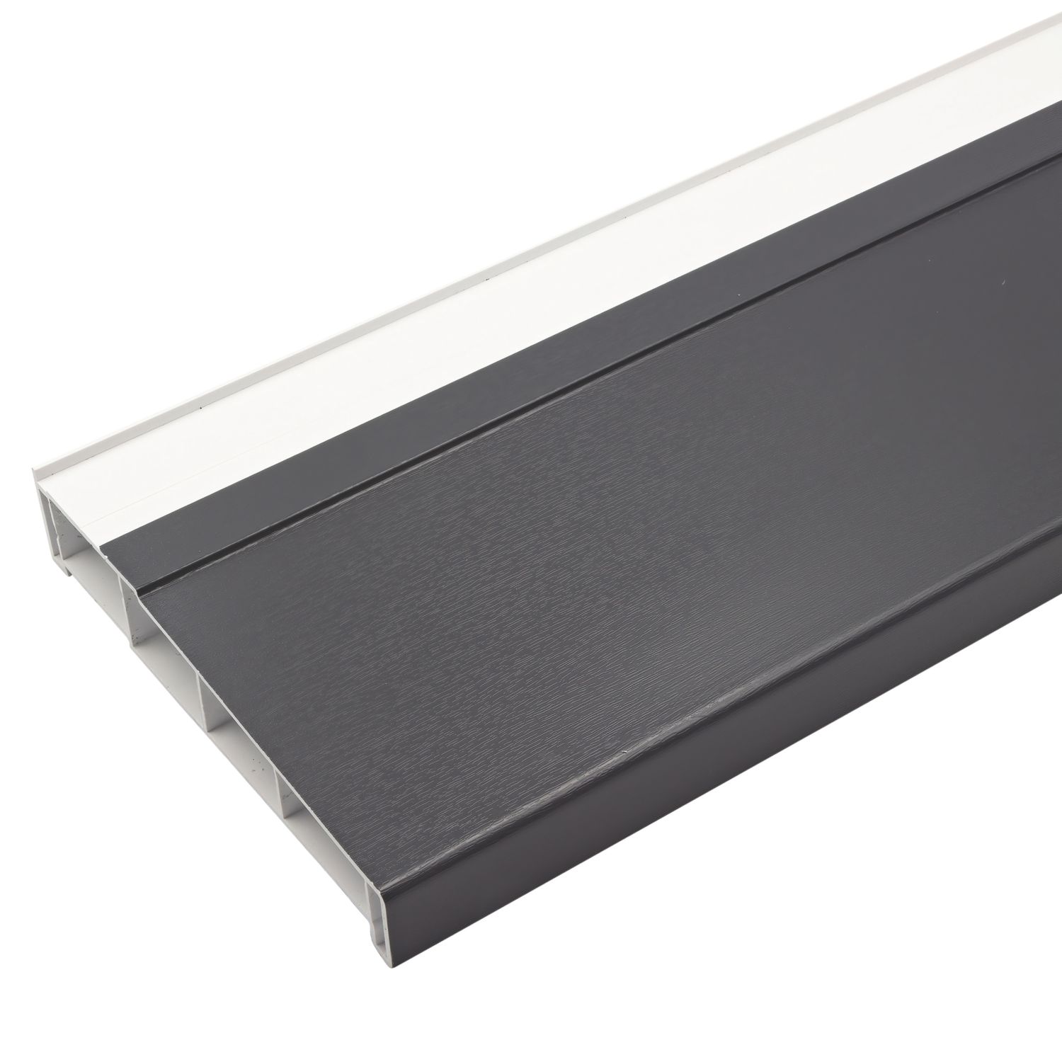 Crystal PVC Window Sill Anthracite Grey 1000mm x 180mm (594CT)
