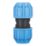 Flomasta  MDPE Straight Coupler 25mm x 25mm