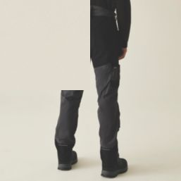 Regatta 4Tex Stretch Holster Trousers Slate Grey / Black 44" W 31" L