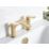 Bristan Frammento Brushed Brass 150mm Deck Mounted Lever 2 Tap Holes Bath Mixer Tap