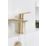 Bristan Frammento Brushed Brass 150mm Deck Mounted Lever 2 Tap Holes Bath Mixer Tap
