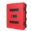 Firechief 106-1157 Double Extinguisher Cabinet with Latch 620mm x 290mm x 735mm Red/Black