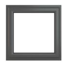 Crystal  Top Opening Clear Triple-Glazed Casement Anthracite on White uPVC Window 820mm x 820mm