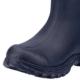Muck Boots Arctic Sport II Tall Metal Free Womens Non Safety Wellies Black/Grey Size 8