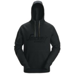 Snickers 2894 Logo Hoodie  Black 2X Large 52" Chest