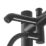 Swirl Gallen Deck-Mounted  Bath Shower Mixer Tap Matt Black