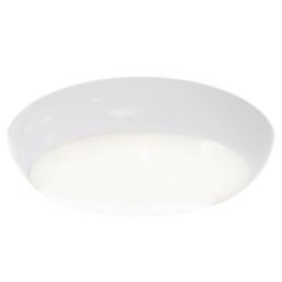 Ansell Disco Slim Indoor & Outdoor Round LED Wall/Ceiling Light White 13W 1027-1083lm