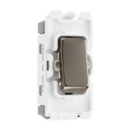 British General Nexus 20A Grid DP Control Switch Black Nickel