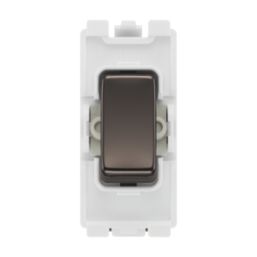 British General Nexus 20A Grid DP Control Switch Black Nickel