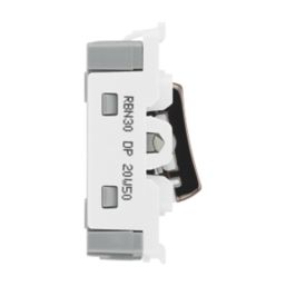 British General Nexus 20A Grid DP Control Switch Black Nickel