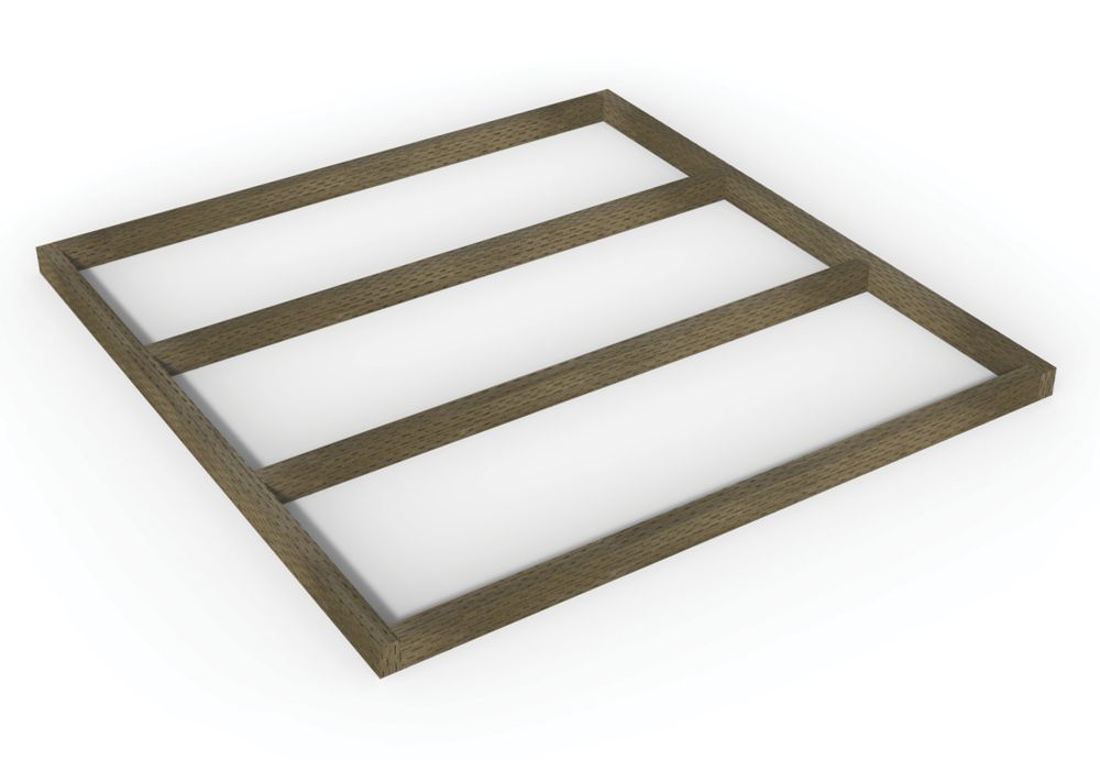 BillyOh Top Woodgrain Apex Metal Shed - 10x8 - 25