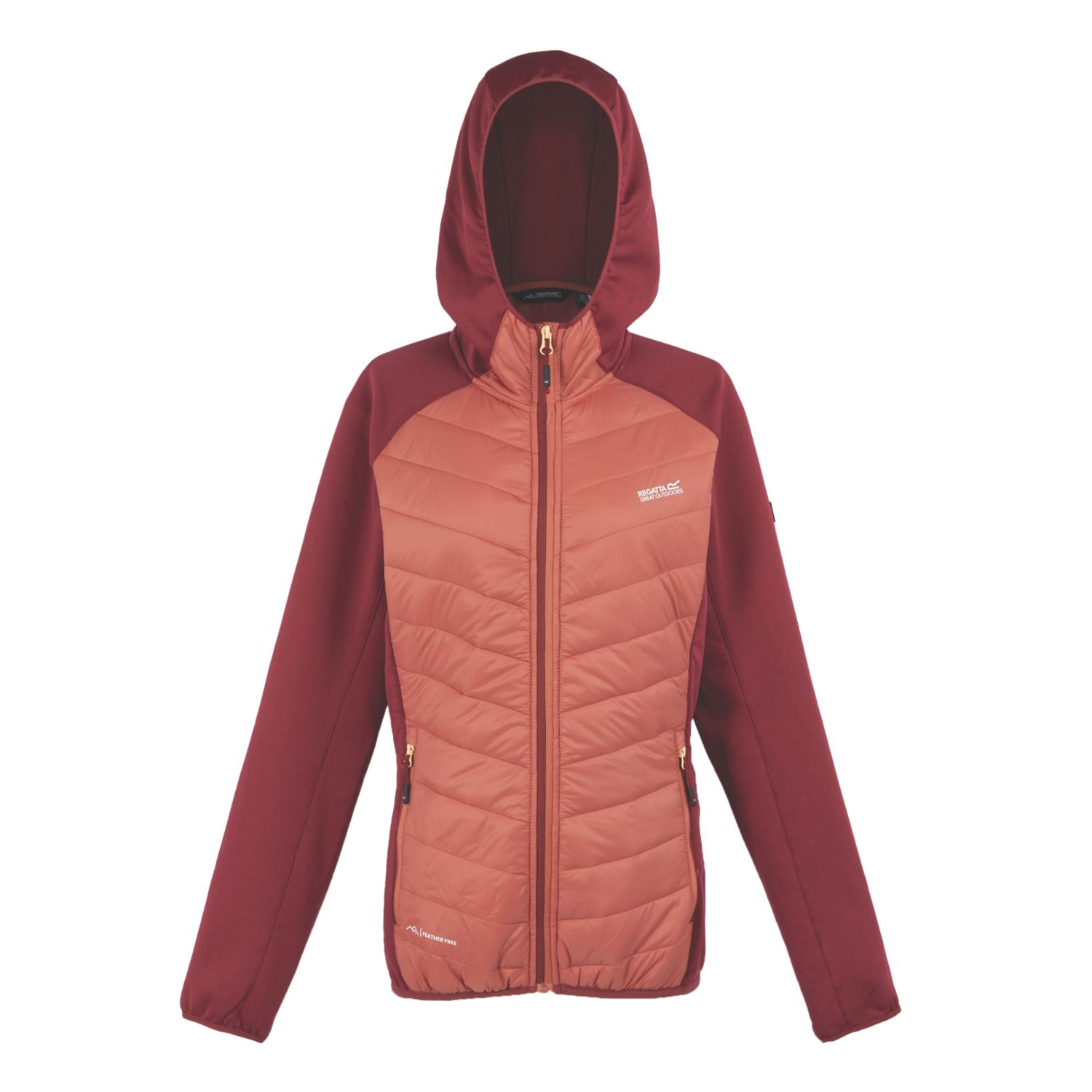 Regatta Adreson VIII Womens Hybrid Jacket Mineral / Rumba Red Size 18 (594VM)