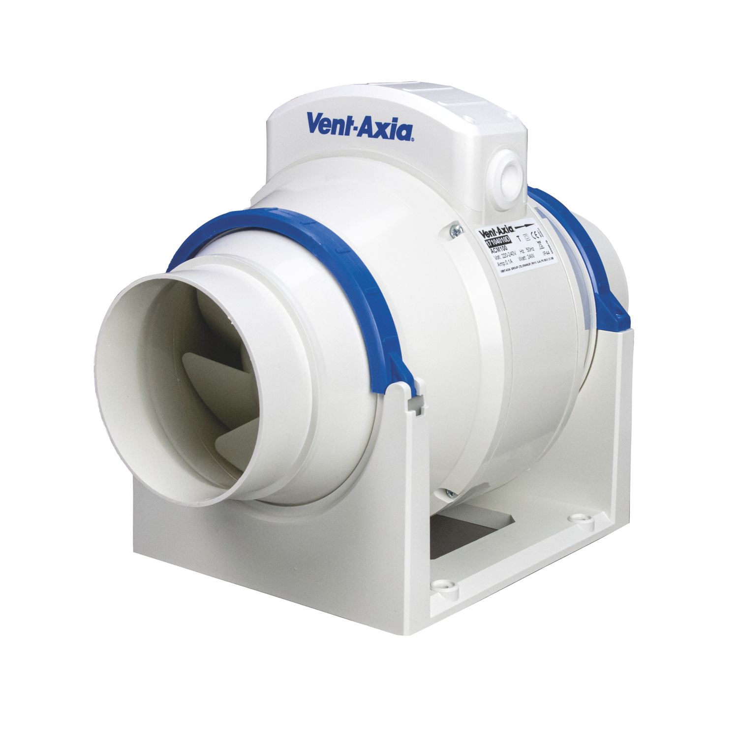 Vent-Axia 17104010 100mm Inline Extractor Fan 240V (59546)